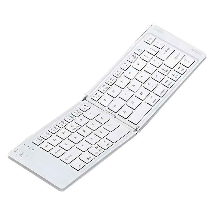 Two-Fold bluetooth Keyboard Magnetic Closure Portable Main image