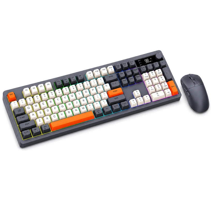 XUNFOX TK104 Wireless bluetooth Keyboard and Mouse Set