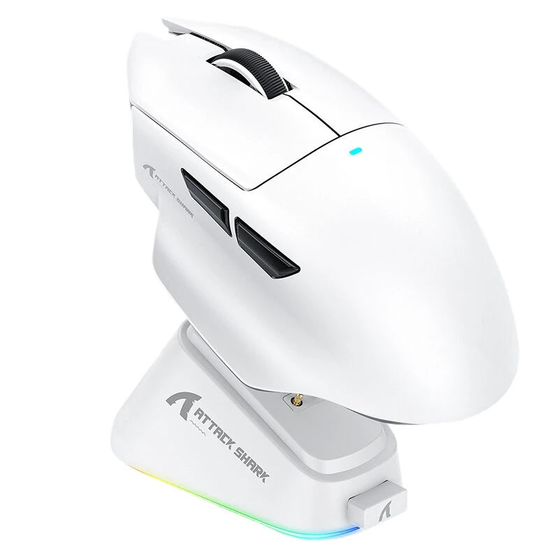 ATTACK SHARK V6 Tri-mode Gaming Mouse with RGB Main image