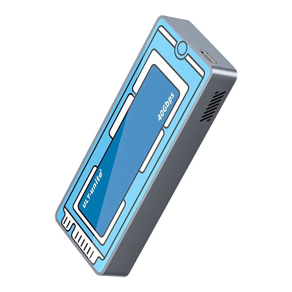ULT-UNITE USB4 40Gbps M.2 NVMe SSD Enclosure Aluminum Main image