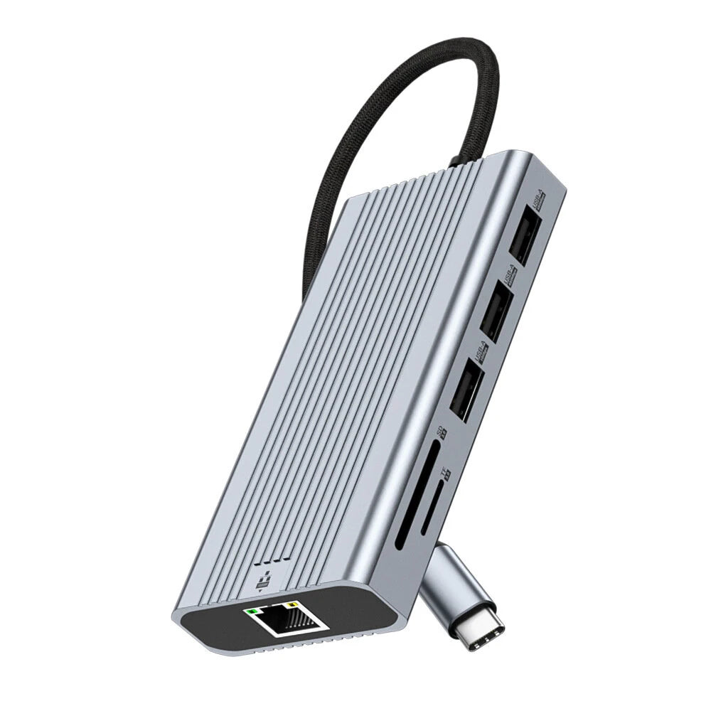 ULT 10-in-1 Type-C Docking Station with USB3.0 USB2.0