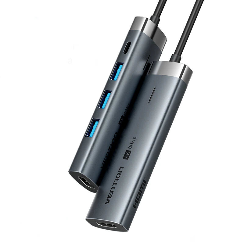 Vention 5 in 1 USB-C Docking Station 4K@60Hz HD HUB Main image