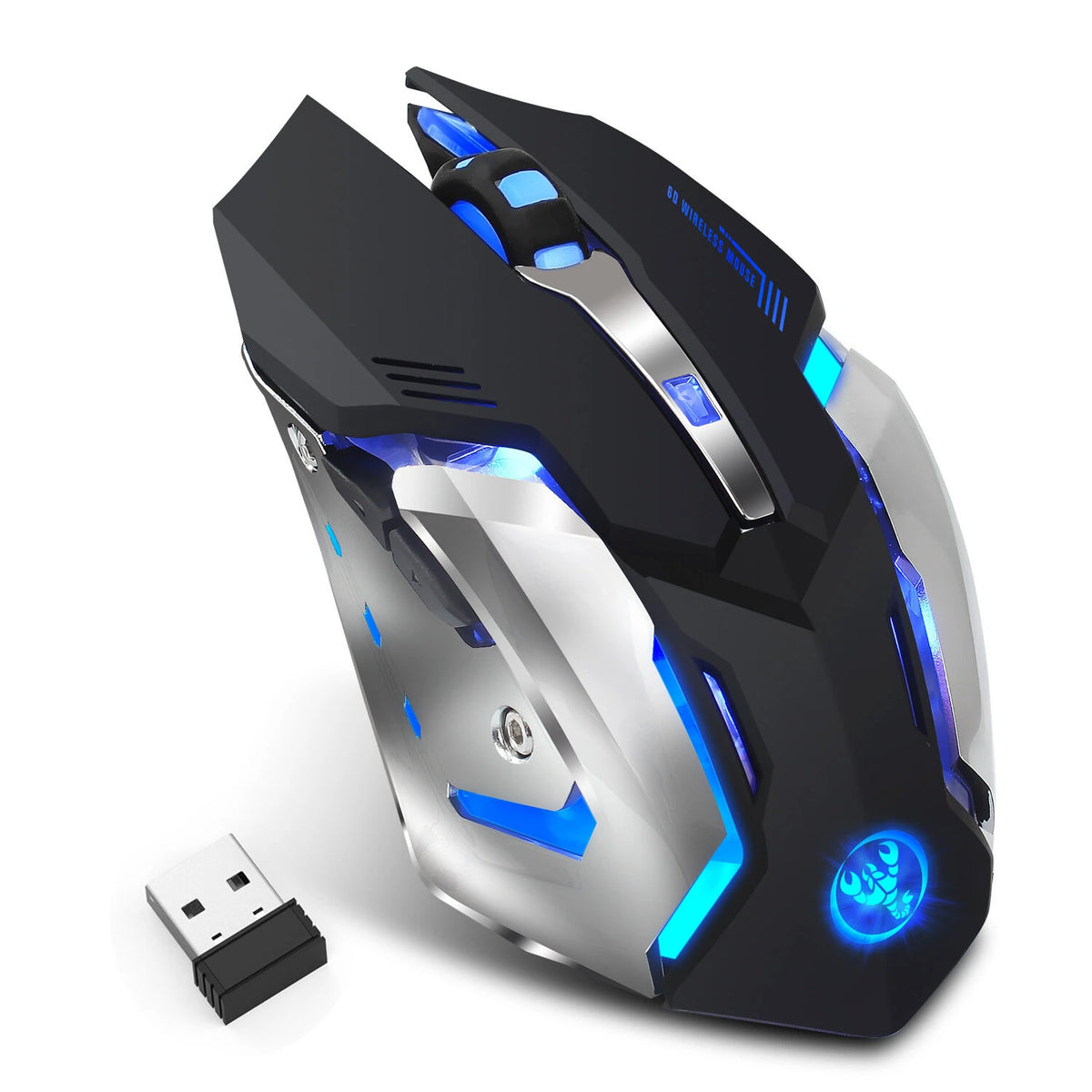 HXSJ M10 2.4G Wireless Gaming Mouse with RGB Lights Main image