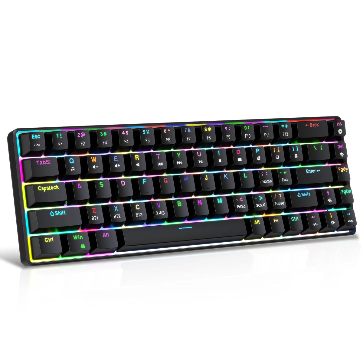 HXSJ V800 Tri-mode Wireless Mechanical Keyboard 68 Main image