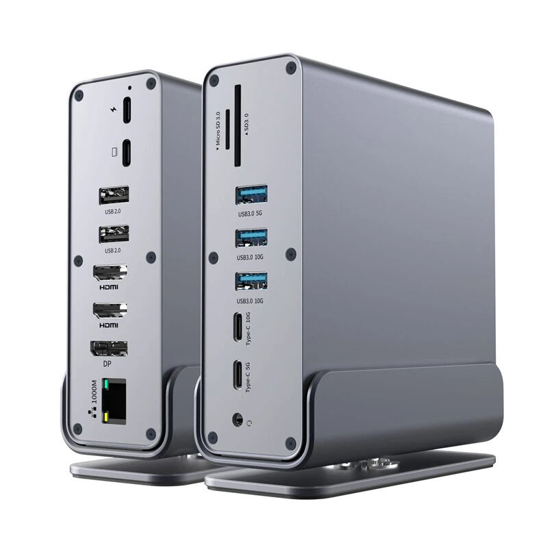 Bakeey HD-175 16-in-1 Type-C Vertical Hub Docking