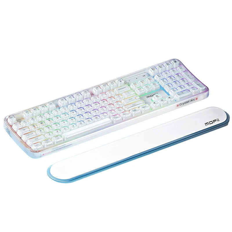 MOFii 708 Tri-Mode Transparent Gaming Keyboard