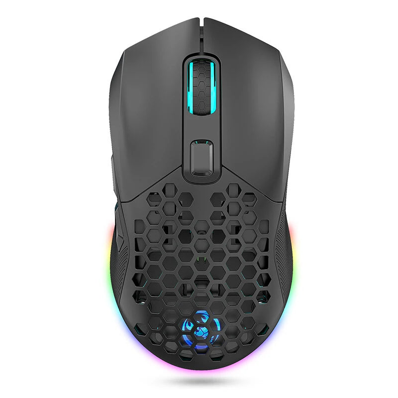 HXSJ T28 Dual Mode Wireless Mouse Hollow Design Main image